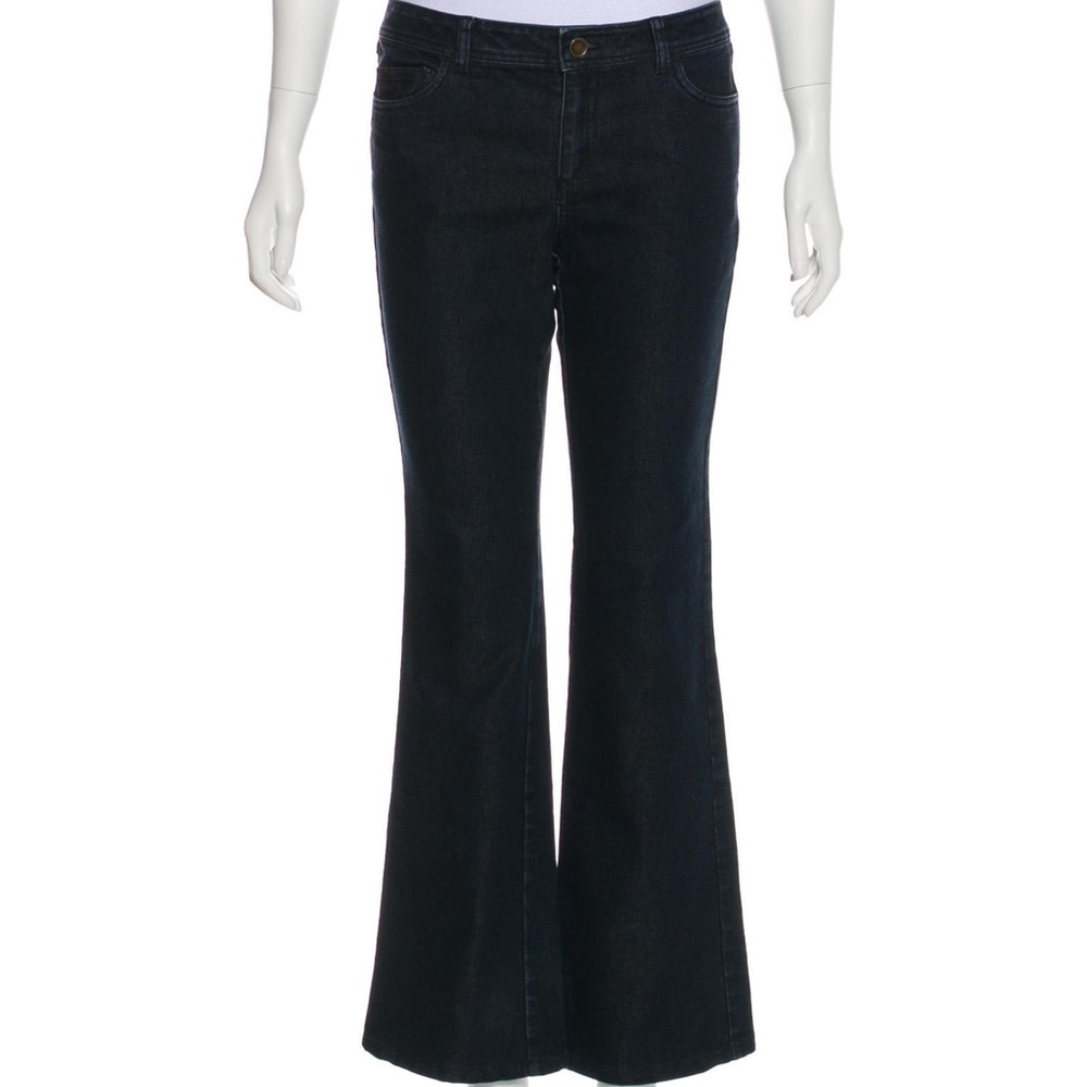 Lafayette 148 Mid-Rise Wide-Leg Jeans US 2